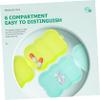 TOVINANNA 2pcs Portable Medicine Organizers Holders Cases for Travel Storage Secure Pill Storage Boxes Individual Compartments view 4