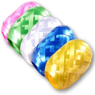 PARENCE.- Pack of 5 Decorative Ribbons 20m Long - Gift Wrapping, Christmas, Birthday Party - 5 Pieces, 20m