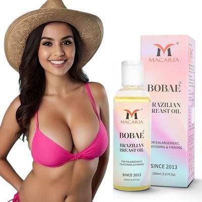 Bobae Brazilian Natural Breast Oil | Size up larger Skin tightening lifting shaping cream for shagging Bust boobs massage Enhancement Gel bigger Women enlargement cream quick Fast growth