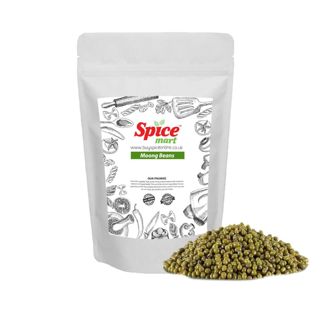 2kg | Moong Bean Whole Big Berken by Spice Mart (2000 Grams)