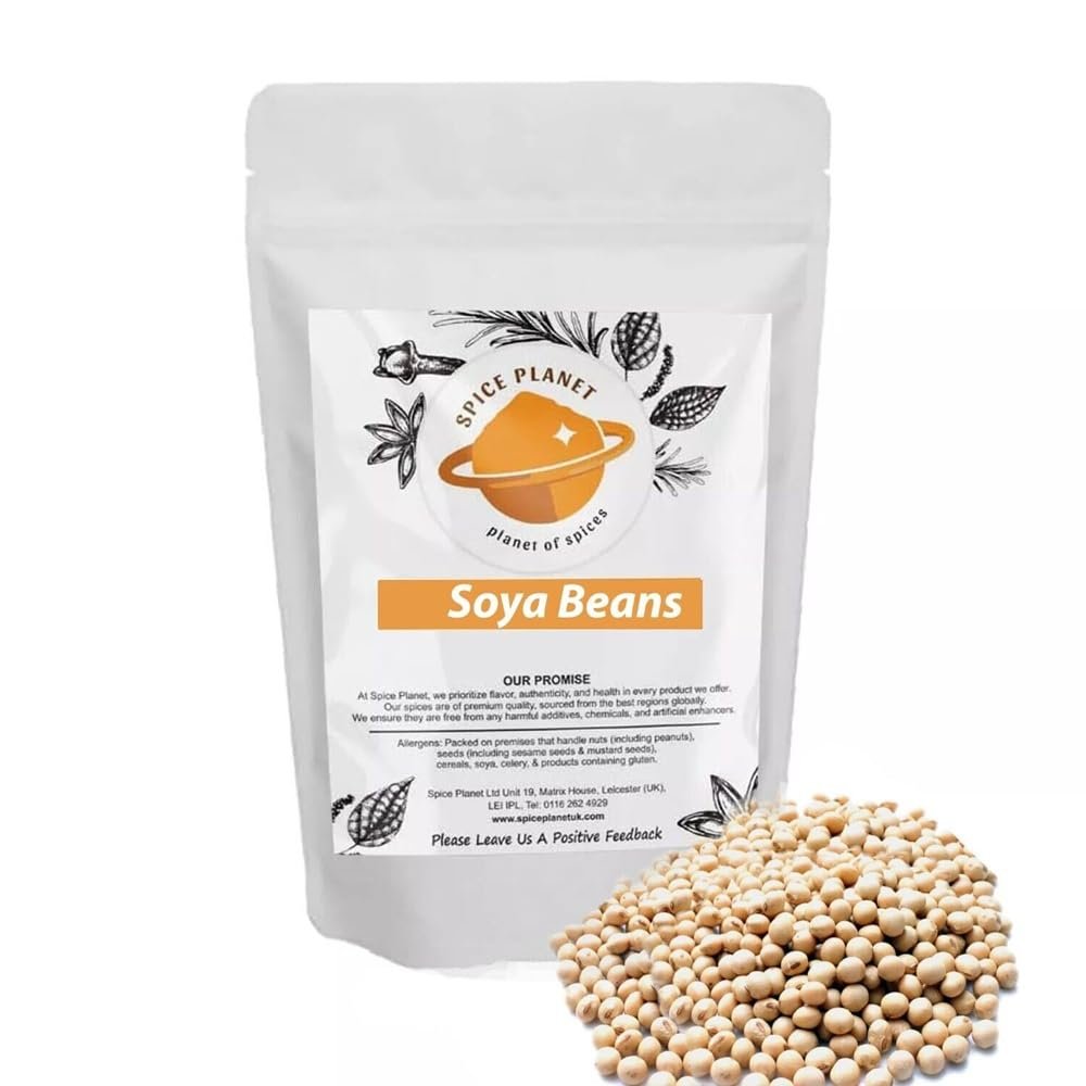 2kg | Soya Beans Whole Premium Quality by Spice Planet (2000 Grams)