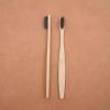 Bamboo Toothbrush with Charcoal Bristles - 100% Eco-Friendly and Biodegradable view 3