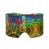 Music Note Print Sleep Eye and Ear Muffs for Sleeping with Adjustable Strap for Travel Nap Shift Work Office view 1