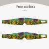 Music Note Print Sleep Eye and Ear Muffs for Sleeping with Adjustable Strap for Travel Nap Shift Work Office view 2