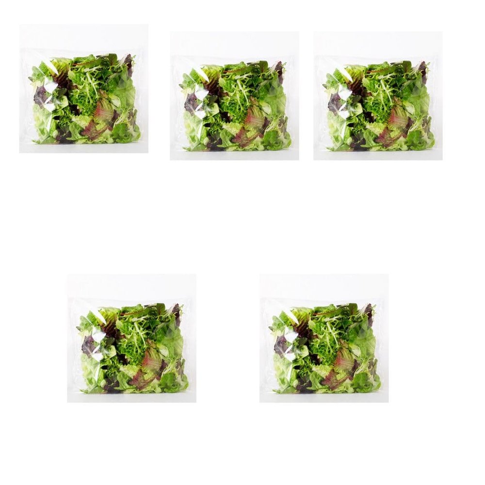 Fresh Crisp I Salad bags I Prewashed I Convenient and Nutritious I Pack of 5