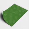 Green White Football Soccer Play Fields Balls Fun Sport Pattern Wrap Around Print A4 Edible Paper Icing Sheet Cake Topper Side Ribbon Border Decor for Personalised Themed Decorations view 3