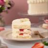 Patisserie Valerie Heart Cake with Fresh Cream & Strawberry Fill - Lambeth Icing - Birthday Celebration - Plain Sponge - Vanilla Swiss Buttercream - Perfect for Her view 3