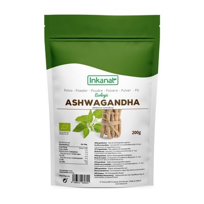 Ashwagandha Powder BIO 200g Natural Energy and Balance for Your Body and Mind