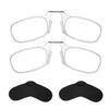 Noble Ultra Slim and Flat Reading Glasses Thin and Flexible Rimless (2 Pairs)(Clear)+1.50 view 1