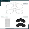 Noble Ultra Slim and Flat Reading Glasses Thin and Flexible Rimless (2 Pairs)(Clear)+1.50 view 2