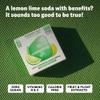 waterdrop Microdrink Lemon-Lime Fizzy Drinks Multipack Lemon-Lime Flavour 36 Water Flavouring Hydration Tablets Sugar Free, Low Calorie Drink Cubes Flavoured Fizzy Drinks with Vitamin C & B view 4