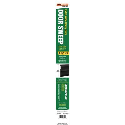 Thermwell Products A82-36B 2.28 x 36 in. Heavy Duty Sweep Black