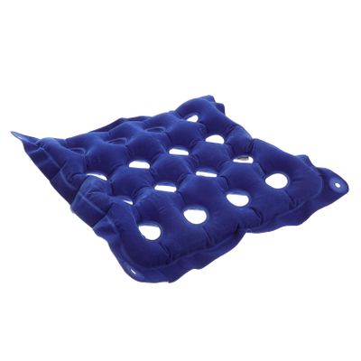 SEWOART Inflatable Wheelchair Cushion with Breathable Pvc and Flocking Material, Versatile Usage Airplane Seat Support and Comfortable Seating for Office, Car Designed for Long Flights