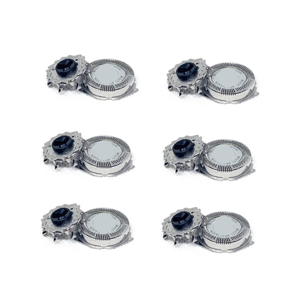 6Pcs SH50 Shaving Head Cutter HeadCompatible for Philips, S5570 S5560 S5380 S5370 S5230 S5210 S5091 S5130 Razor Replacement Blade