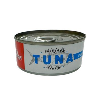 Banga Tuna Flakes In Brine 160G Free Of Artificial Preservatives, Preserves Flavour And Texture, Product Of Lithuanian Pack Of 1