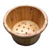 Foot Spa Foot Bath Foot Soak Basin Foot Bath Barrel Natural Wooden Barrel Foot Washing Bucket Leg Barrel Edging Massage Bead Foot Spa for Home view 1