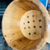 Foot Spa Foot Bath Foot Soak Basin Foot Bath Barrel Natural Wooden Barrel Foot Washing Bucket Leg Barrel Edging Massage Bead Foot Spa for Home view 3