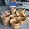 Foot Spa Foot Bath Foot Soak Basin Foot Bath Barrel Natural Wooden Barrel Foot Washing Bucket Leg Barrel Edging Massage Bead Foot Spa for Home view 4