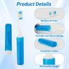 24PCS Travel Toothbrush Travel Toothbrush Set Portable Travels Size Toothbrushes Mini Toothbrushes Folding Traveling Tooth Brush with Case Individually Wrapped Small Tooth Brush for Home Camping view 4