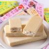 Jgfwat - 500g Chocolate Wafer Biscuit Coating Sandwich with Nuts and Fruit Flavor Wafers Nutritious Breakfast Snacks - Mixed Flavors view 4