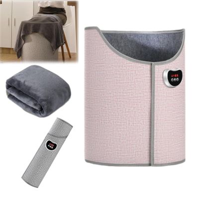 RIXANT Under Desk Foot Warmer, Leg Warmer With Soft Blanket, Small Space Heater, Portable Space Heater For Office And Home(Pink)