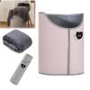 RIXANT Under Desk Foot Warmer, Leg Warmer With Soft Blanket, Small Space Heater, Portable Space Heater For Office And Home(Pink) view 1