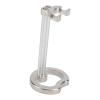 Culnflun Metal Manual Shaving Stand, Heavy Duty Zinc Alloy Holder for Men Grooming Silver Bathroom Counter view 1