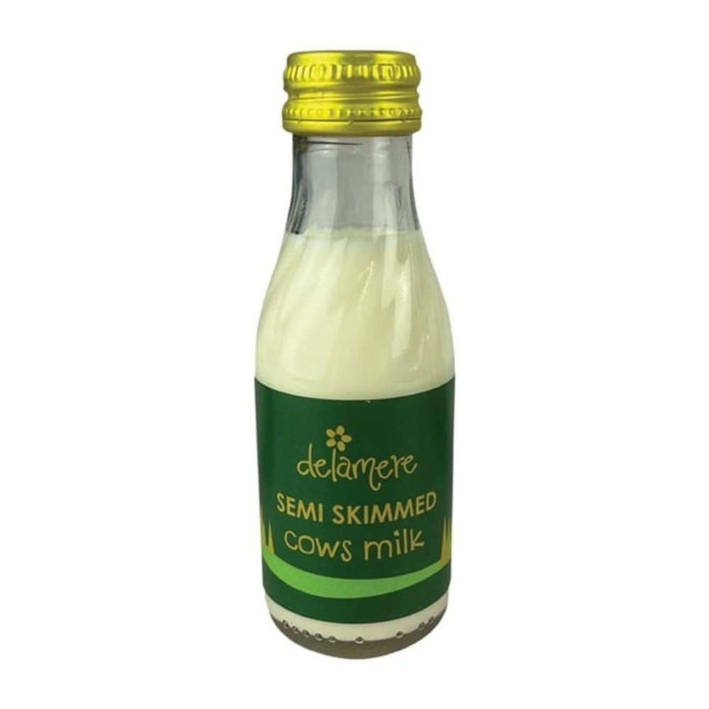 Delamere Dairy Mini Semi-Skimmed Milk, 97ml (Case 24)