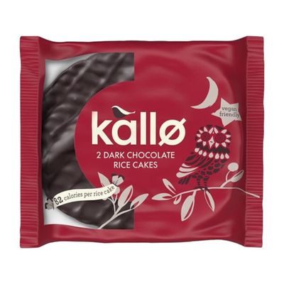Kallo Dark Chocolate Topped Rice Cakes (Pack 30)