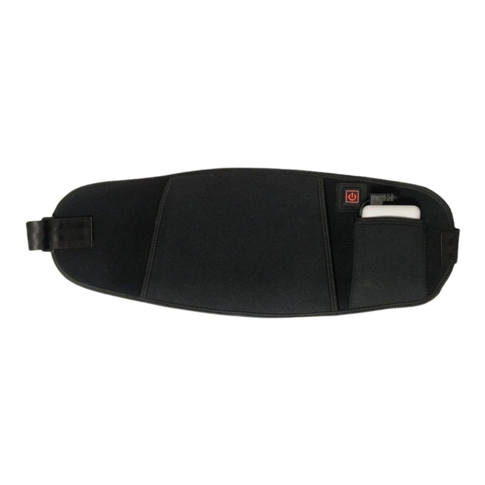 Heating Belt, USB Heated Waist Belt with Hand Pocket, Heating Pad for Back Relief, 3 Heat Setting, Electric Heat Pad with Belt for Men Women Indoor Outdoor
