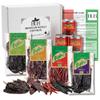 BUB Mexican Chilli Gift Pack 7 Piece Set: Dried Ancho, Guajillo, Pasilla & Arbol Chillies 75g + 3 x Chipotle in Adobo (La Costea) 199g | Includes Tajn Chillies | Recipe Guide Included (7 Pack) view 1