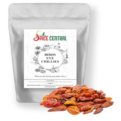 Birds Eye Chillies Chilli Whole Dried (Malawi) Premium Quality 25g-1900g (1kg)