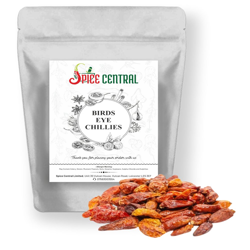Birds Eye Chillies Chilli Whole Dried (Malawi) Premium Quality 25g-1900g (1kg)