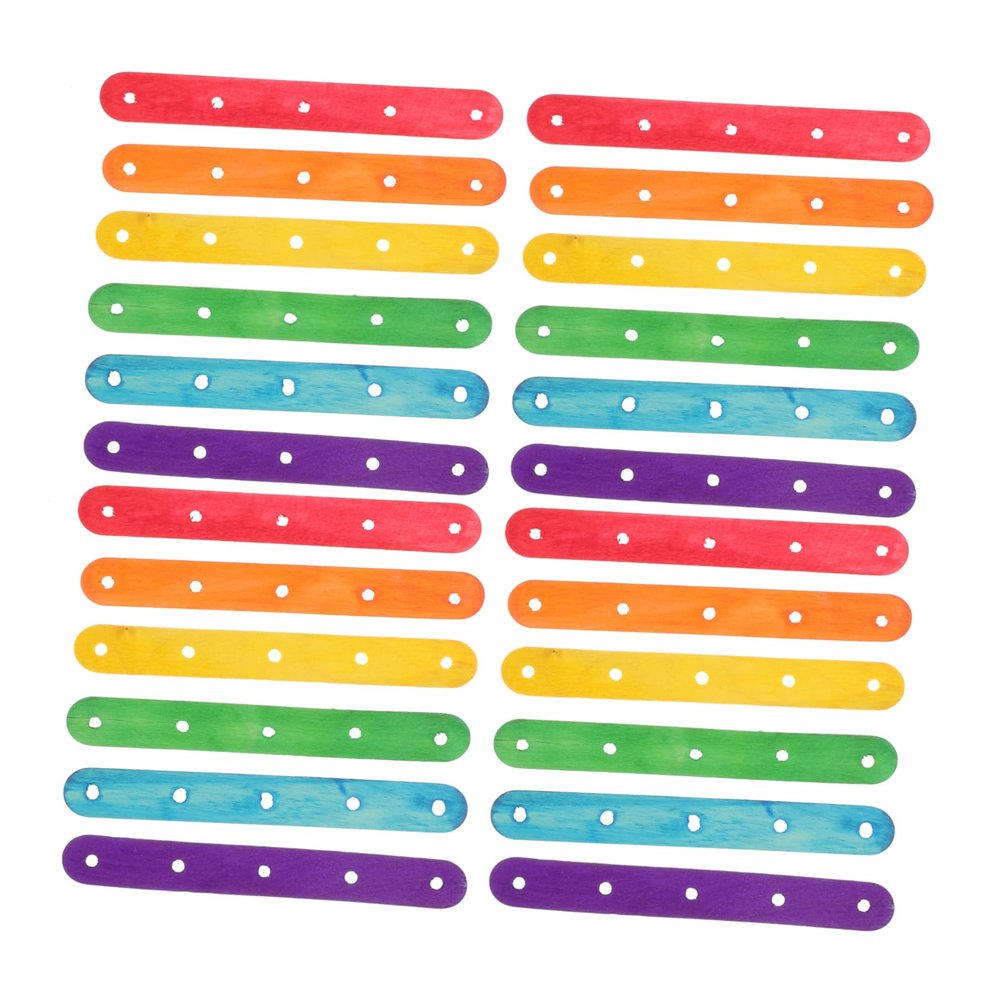 LALAFINA 100pcs Wooden Ice Pop Sticks for DIY Crafts with Smooth Surface and Practical Design, for Ice Cream, Lollipop Making and Summer Frozen Desserts