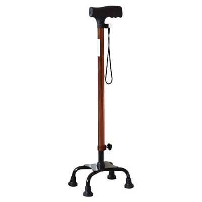 Wheelchair, Lightweight Folding Adjustable Walking aid, Elderly Walking aid Crutches Disabled Assisted Walking Bracket Four-Foot Booster Walking aid Crutches Walker