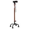 Wheelchair, Lightweight Folding Adjustable Walking aid, Elderly Walking aid Crutches Disabled Assisted Walking Bracket Four-Foot Booster Walking aid Crutches Walker view 1