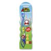 Super Mario Little Teeth Whitening Toothbrush for Kids with Protection Cap, Soft Bristles, Non-Slip Handle for Children Aged 3-12 Years Old | BPA-Free & Non-Toxic Manual Toothbrush