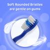 Super Mario Little Teeth Whitening Toothbrush for Kids with Protection Cap, Soft Bristles, Non-Slip Handle for Children Aged 3-12 Years Old | BPA-Free & Non-Toxic Manual Toothbrush view 3
