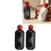 2Pcs Extendable Sticky Roller, Sticking and Scraping Design Reusable 2 in 1 Lint Roller Remover for Clothes Furniture and Pet(White) (Black) view 1