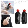 2Pcs Extendable Sticky Roller, Sticking and Scraping Design Reusable 2 in 1 Lint Roller Remover for Clothes Furniture and Pet(White) (Black) view 2