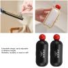 2Pcs Extendable Sticky Roller, Sticking and Scraping Design Reusable 2 in 1 Lint Roller Remover for Clothes Furniture and Pet(White) (Black) view 3