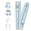 2025 New 2-in-1 Women's Body Shaver, Bikini Trimmer Rechargeable Cordless Electric Shaver for Women, IPX7 Waterproof Wet and Dry Hair Trimmer for Facial Face Lip Chin Underarm Legs (Blue) view 1