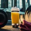 Electric Protein Shaker Bottle - Automatic Protein Shaker Bottle | 450ml Leak-Proof Protein Mix Bottle, USB Rechargeable Protein Shaker Mixing Bottle, Electric Protein Mixing Cup For Outdoor Sporting view 3