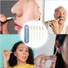 Huxibai Manual Nose Hair Trimmer, Manual Nose Hair Remover, 5-Piece Double Sided Nose Hair Razor with Earwac Picker, Care Supplies for Travel, College Home, and Business Trips view 4