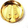 RK NAUTICAL INSTRUMENT Decorative Charan Paduka Set, Copper and Brass Plates, 3 inch, 5-Piece Religious Gift Set view 3