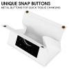 Crescent Moon on Black Background Tissue Box Cover Tissue Box Holder PU Leather Tissue Box Cover Rectangle Tissue Box Covers Tissue Box Cover Square Tissue Cover for Bathroom Car Office view 3