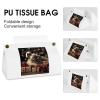 Christmas Siamese Cat Tissue Box Cover Tissue Box Holder PU Leather Tissue Box Cover Rectangle Tissue Box Covers Tissue Box Cover Square Tissue Cover for Bathroom Car Office view 4