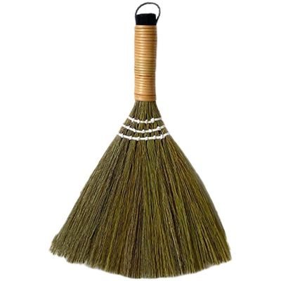Fituenly Japanese Style Broom with Short-handle Sweeping, Soft Bristle Wood Floor Brush Clean Sweeping, for Desktop Cabinets Counters Floors Carpet