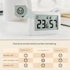 Qusedwey Mini Electronic Thermometer and Hygrometer Indoor Baby Thermometer Refrigerator Thermometer with Smile Face Display view 2
