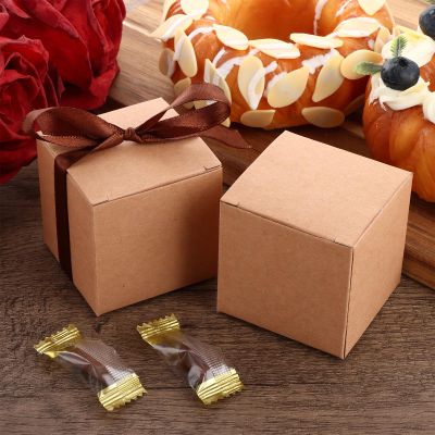 Pack of 50 Small Kraft Paper Box